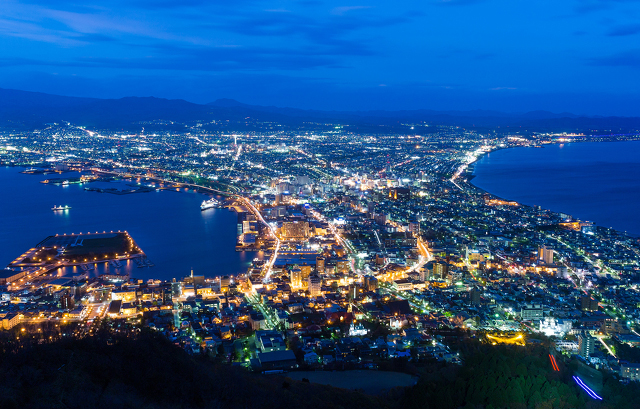 函館山から見る街の夜景