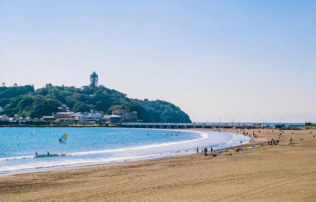 江の島の海岸