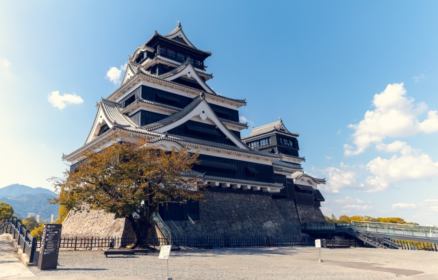 熊本城の天守閣