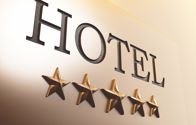 五つ星ホテルのロゴ
