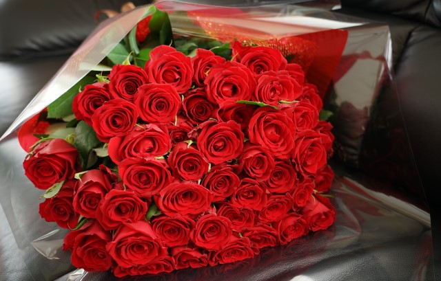 50本のバラ
