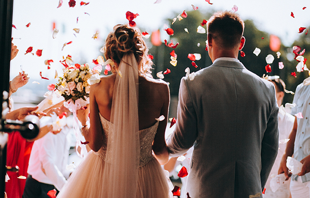 結婚式の様子