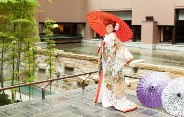 京都 東急ホテル　和装の花嫁