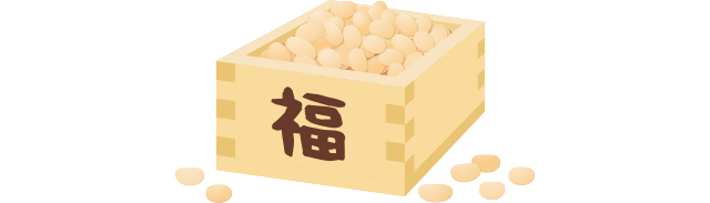 豆が入った木枡