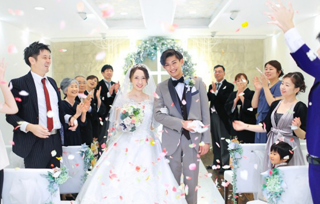 プリエージュ岡山 フラワーシャワー