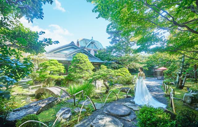 三瀧荘 日本庭園