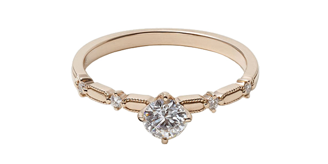 LUCIEの婚約指輪 クロシェ