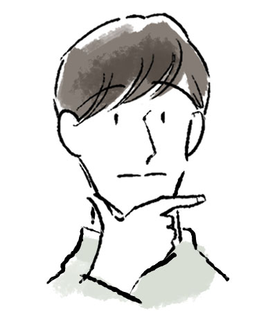 考える男性