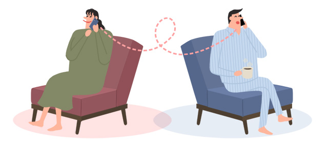 別々に暮らす夫婦