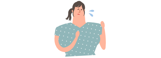 その場で拒否する女性