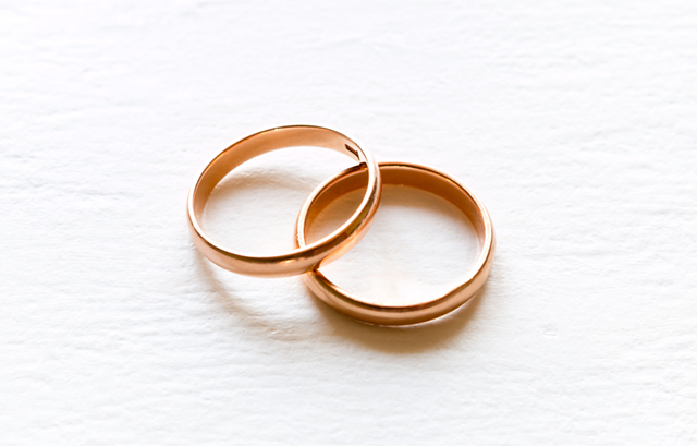 ふたつの結婚指輪