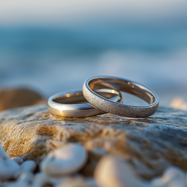 太めの結婚指輪