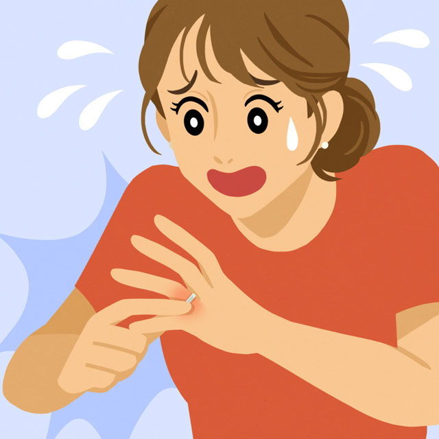 指輪が抜けない女性