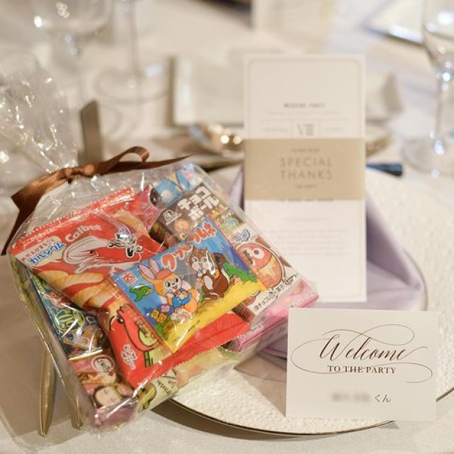 子どもゲストへのプレゼント