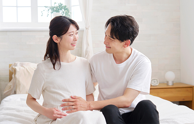 妊婦と夫