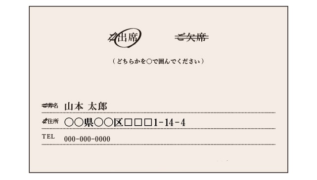 招待状の書き方