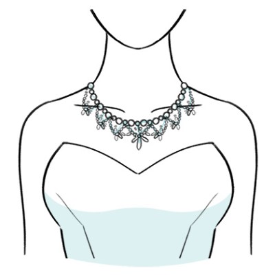 ウェディングネックレス