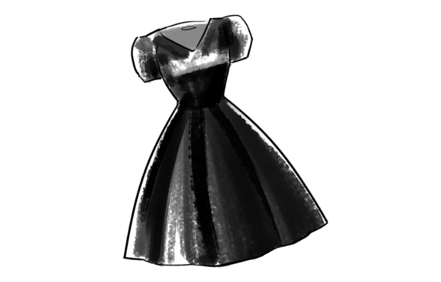 黒いドレス