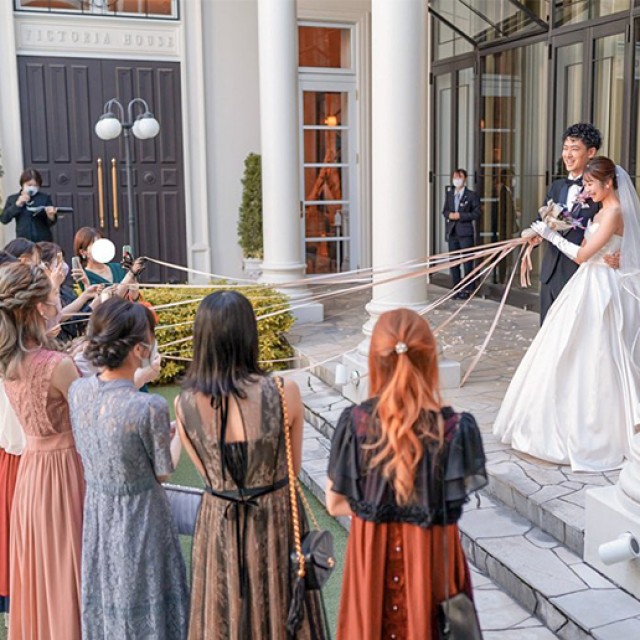 ブーケプルズの様子