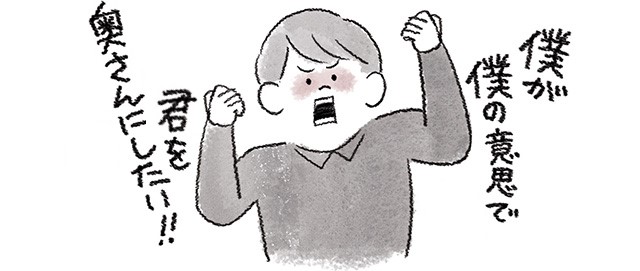 結婚の意思を持つ男性