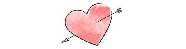 射貫かれたハート