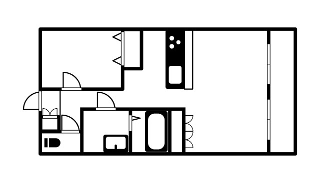１ＬＤＫの間取り