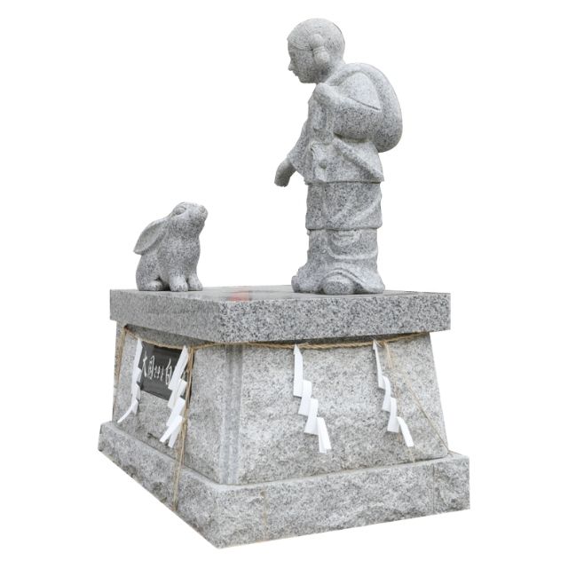 大国主神とうさぎの像