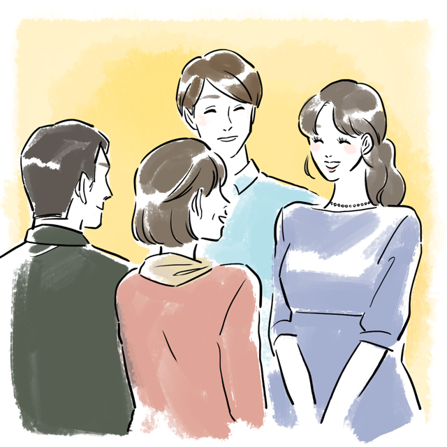 彼の親に挨拶