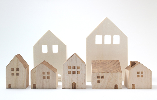 家のシルエット