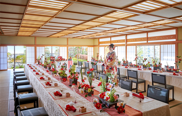 郡山ビューホテル・アネックス　パーティー会場である和室