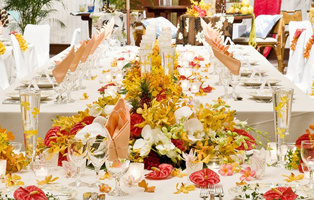 ハワイアンズホテルウェディング　バンケット