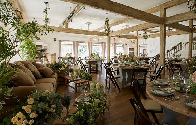 バーン アンド フォレスト　披露宴会場