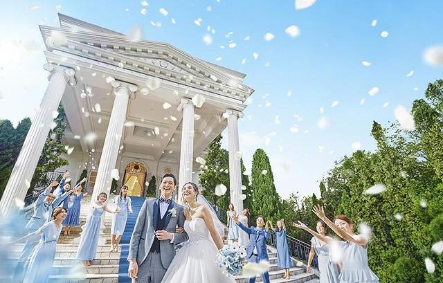 ベイサイドパーク迎賓館 千葉みなと　フラワーシャワー