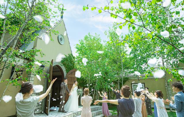 プライベートガーデンWedding La partir　入口