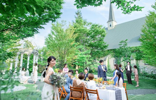 プライベートガーデンWedding La partir　ガーデンウェディング