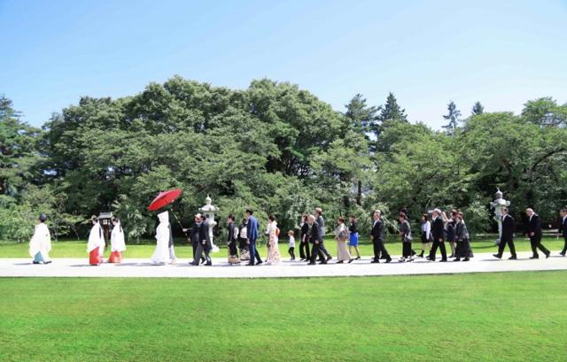 長野縣護國神社　神前式