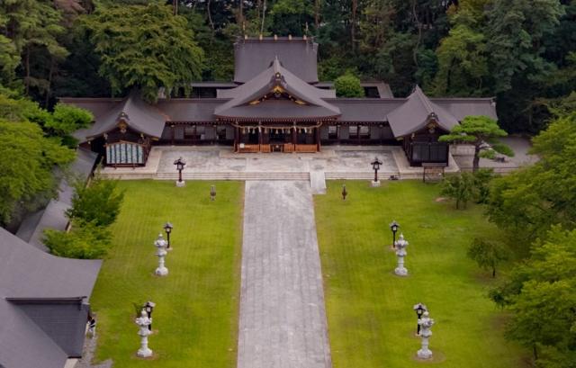 長野縣護國神社　ロケーション