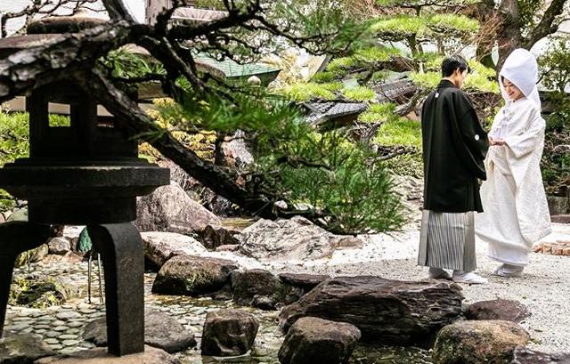 大阪天満宮　日本庭園
