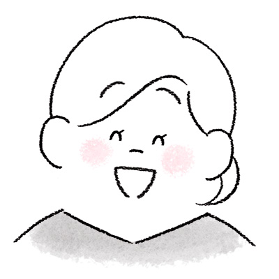 笑っている女性