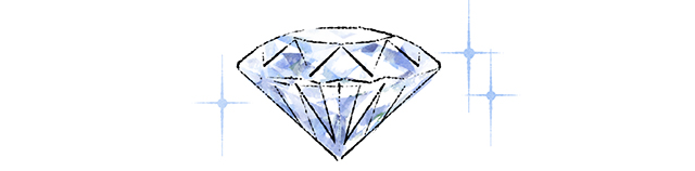 輝くダイヤモンド