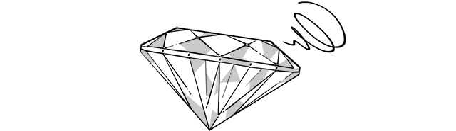 質がよくないダイヤモンド