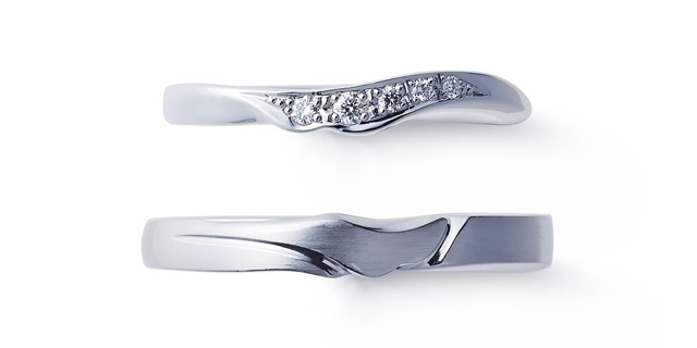 NIWAKAの結婚指輪　唐花（からはな）