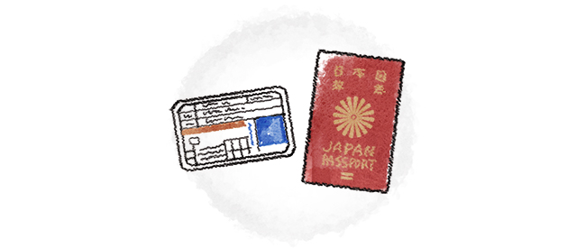 運転免許証とパスポート