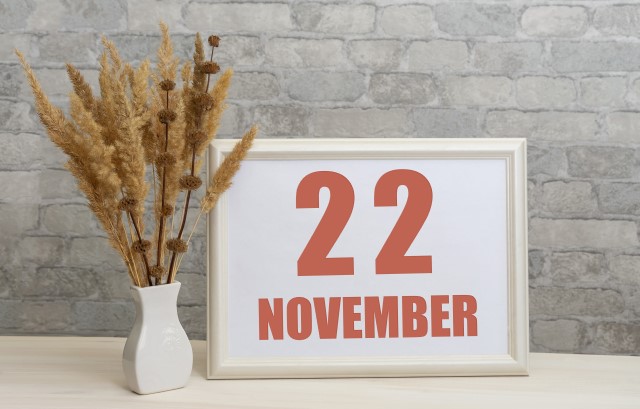 11月22日のカレンダー