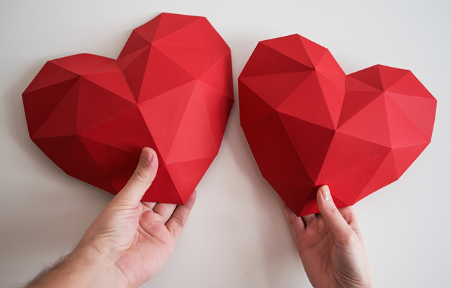 寄り添うハート