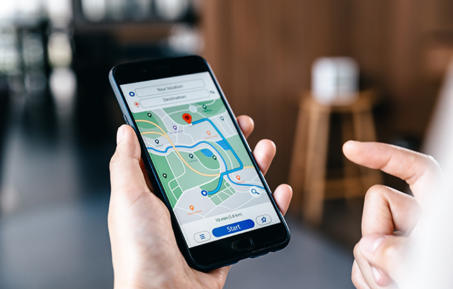 アクセスマップ　スマホ