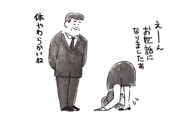 退職を上司に報告する社員