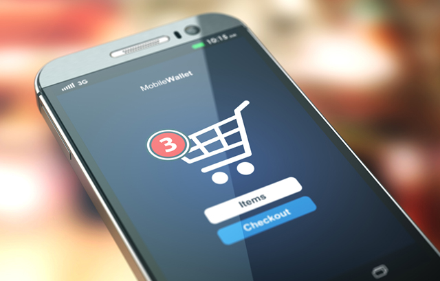 通販で購入する様子