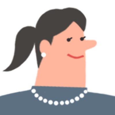 親の間に座った人