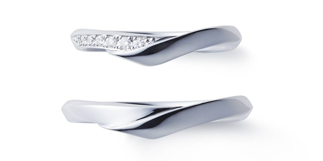 NIWAKAの結婚指輪　単衣（ひとえ）